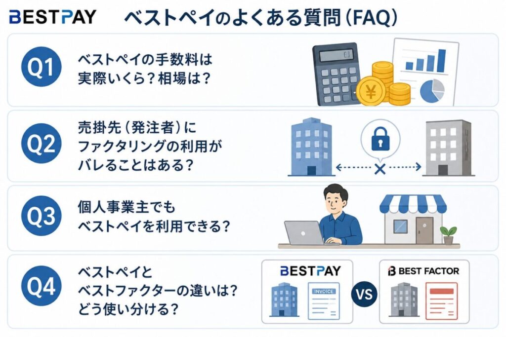 ベストペイのよくある質問（FAQ）