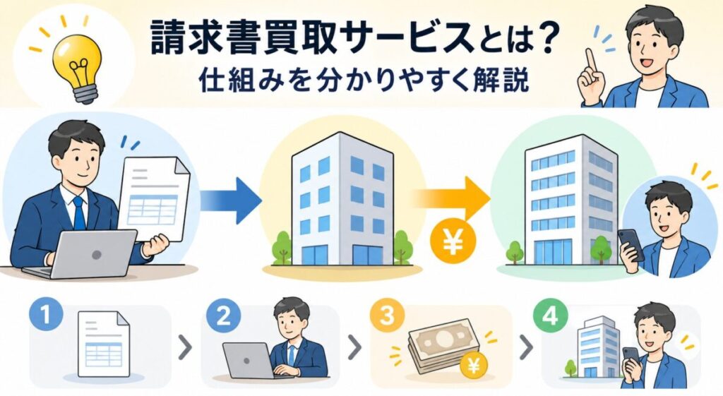 請求書買取サービスとは？仕組みを分かりやすく解説