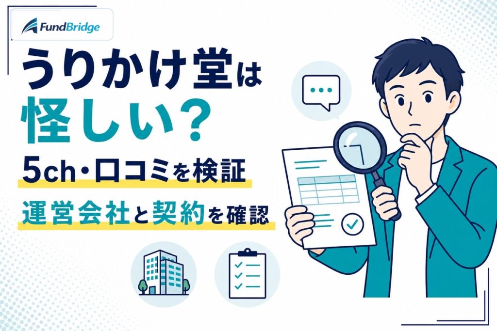 うりかけ堂は怪しい？5ch・口コミと運営会社から安全性を検証するアイキャッチ